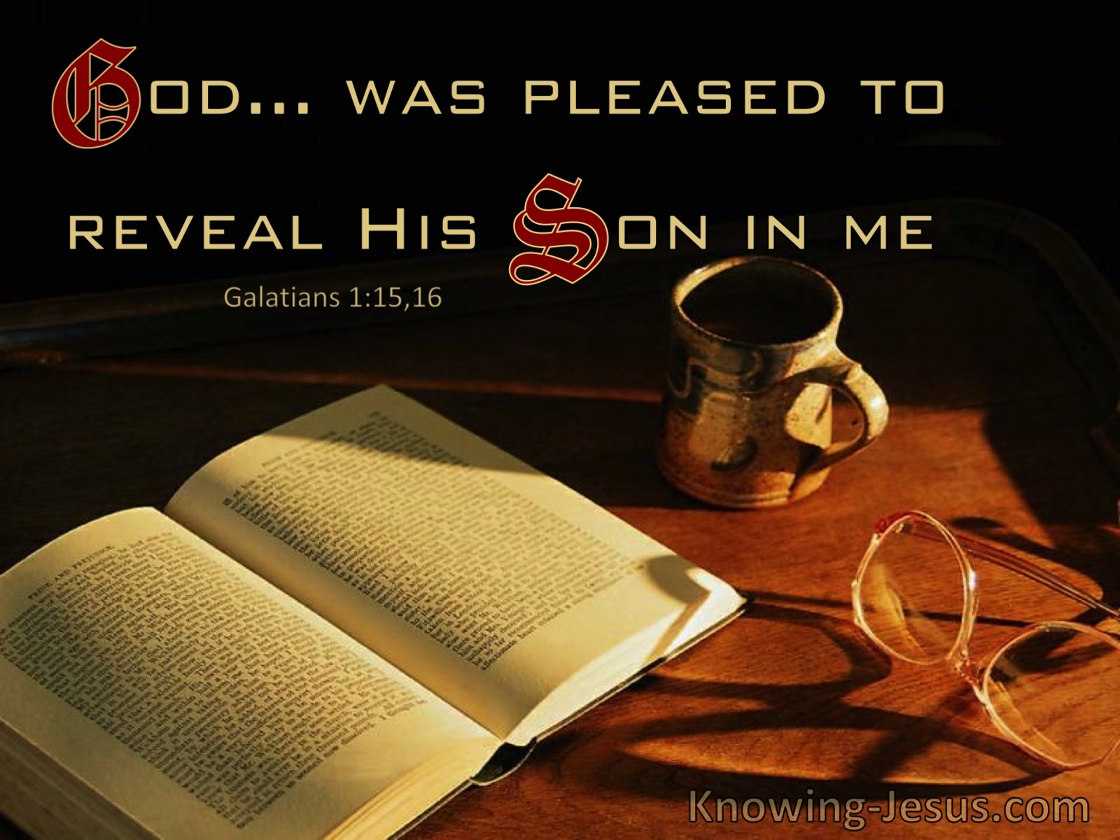 Galatians 1:16 He Was Pleased To Reveal His Son In Me (windows)01:29